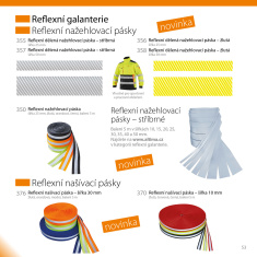 Reflexná našívacia páska kombinovaná - š. 50 mm - balenie 5 m Reflexná našívacia páska kombinovaná - š. 50 mm - balenie 5 m